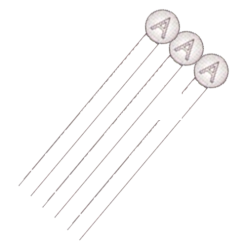 100stk Alpina Rustfrie Eger 2,0x185 Mm Sølv