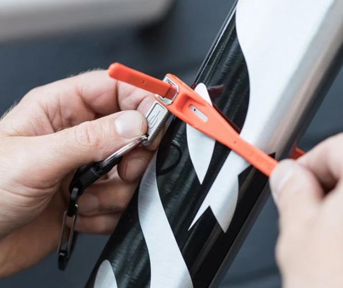 Hiplok Z Lok Kabellås - Orange 4 Hiplok Z Lok Kabellås - Orange - Billede 2