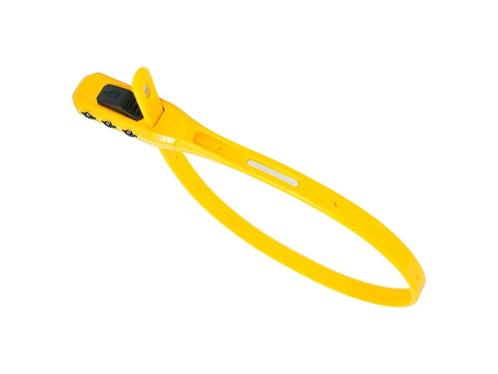 Hiplok Z Lok Combo Kabellås Med Kode Gul 3 Hiplok Z Lok Combo Kabellås Med Kode Gul