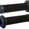 Odi Longneck Håndtag Sort Med Blå Låseringe 130mm -Cykellås Butik OdiLongneckGripsSortBlaa161216