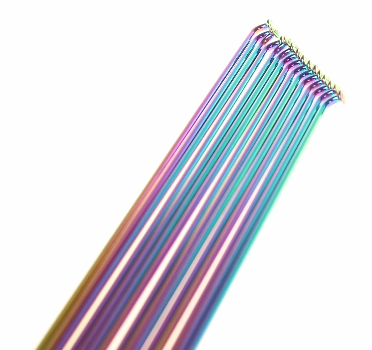 Pillar Racing Spokes Eger Regnbuefarvet 2 Mm J-bend 4 Pillar Racing Spokes Eger Regnbuefarvet 2 Mm J-bend - Billede 2