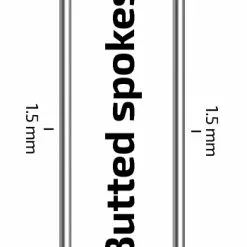 Sapim Laser Butted Eger Sølv