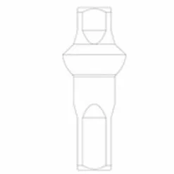 Sapim Nippel 2mm 16mm - Sort - 100 Stk.