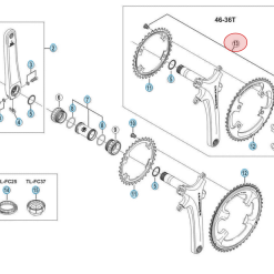 Cykellås Butik -Cykellås Butik Shimano klingebolte til Ultegra 6800 1629794892 01
