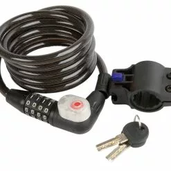 Spirallås Med Både Kode Og Nøgle