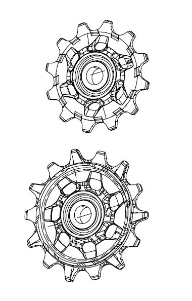 Sram NX Eagle Pulleyhjul 1x12 3 Sram NX Eagle Pulleyhjul 1x12