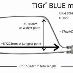 TiGr Lock Blue Steel MINI PLUS -Cykellås Butik TiGr Lock Blue Steel MINI 1617114286 06