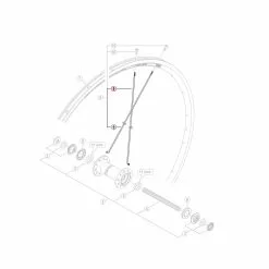 Shimano R501 Eger 278 Mm Forhjul Flad/aero