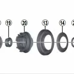 Shimano Låseskive Højre Side Nexus 7