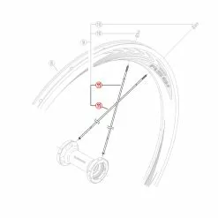 Eger Til Shimano RS81 C50 Forhjul 267,5 Mm