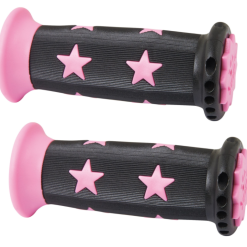 Progrip Håndtagsæt Pink/sort Til Børnecykel